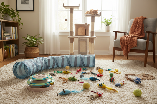 Top 5 Toys to Keep Your Indoor Cat Active
